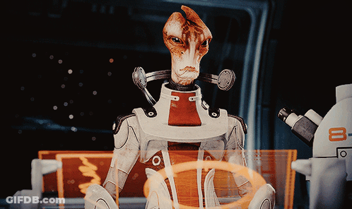 A Robot With The Number 8 On The Side Of It GIF