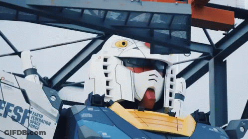 A Robot With The Words Earth Federation Space Force On The Side GIF