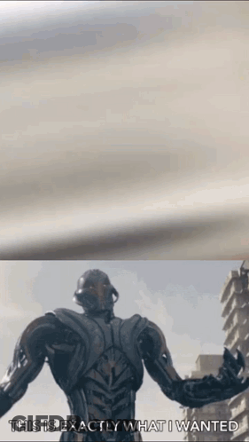 A Robot With The Words This Is Exactly What I Wanted GIF