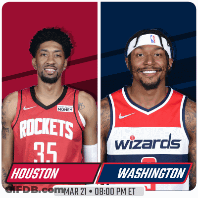 A Rockets And Wizards Basketball Game Is Scheduled For Mar 21 GIF