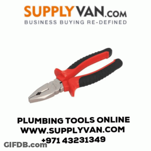 A Roll Of Supply Van.com Plumbing Tape On A White Background GIF