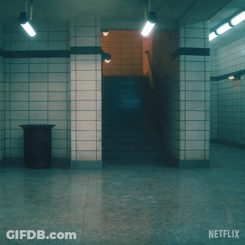 A Room With A Netflix Logo On The Corner GIF