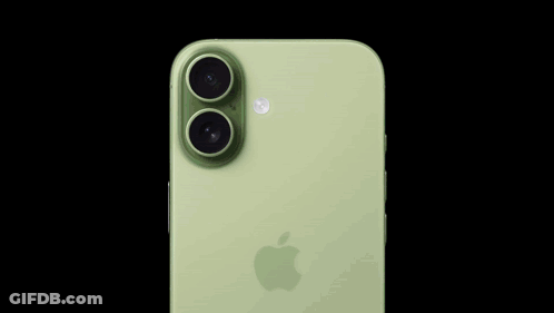 A Row Of Iphones In Different Colors Are Lined Up In A Row GIF