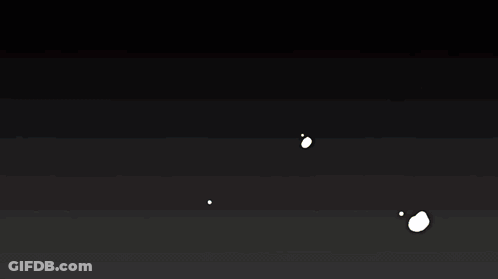 A Row Of Silhouettes Of People Are Lined Up In Different Colors GIF