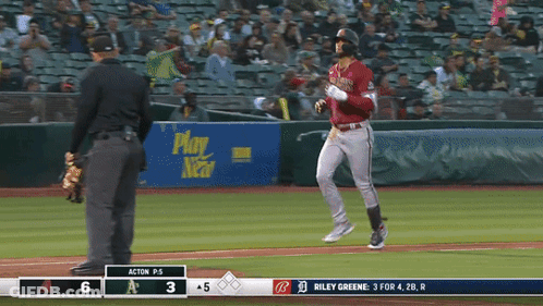 A's Vs D'backs Baseball Game GIF