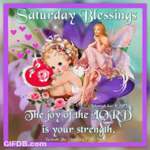 A Saturday Blessing With A Fairy And A Baby GIF