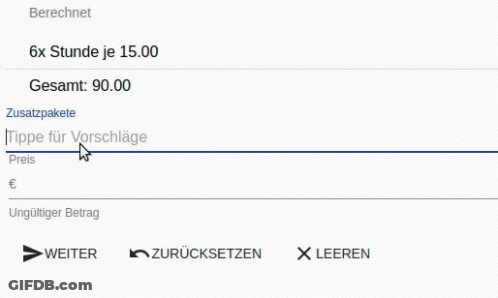 A Screen Shot Of A Calculator With A Few Options GIF