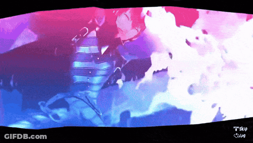 A Screen Shot Of A Video Game That Says ' T Skip ' On It GIF