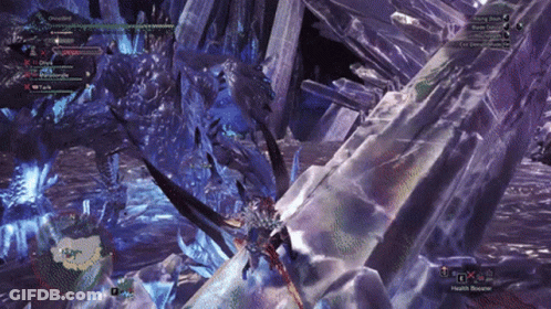 A Screen Shot Of A Video Game With A Health Booster Button GIF