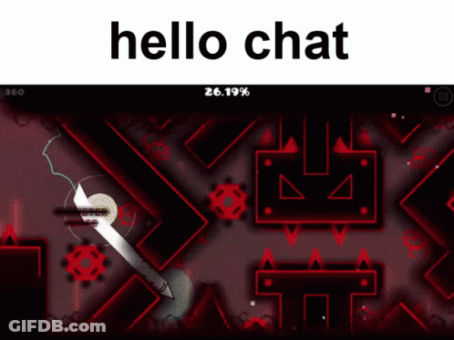 Video Game Screenshot Saying Hello Chat GIF