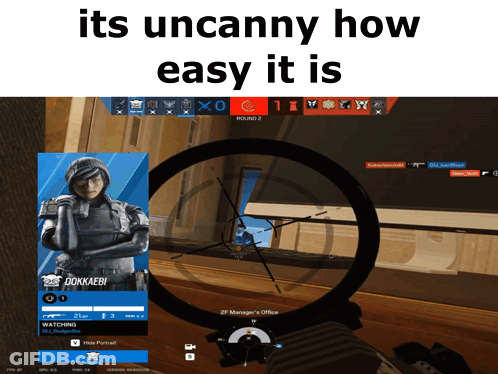 A Screen Shot Of A Video Game With The Words Its Uncanny How Easy It Is GIF