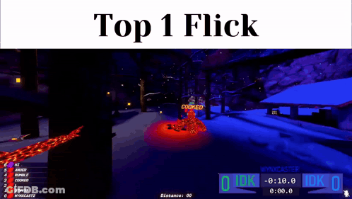 A Screen Shot Of A Video Game With The Words Top 1 Flick Above It GIF