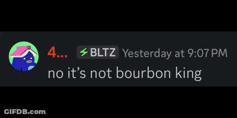 A Screenshot Of A Chat With Error Who Is This 404Usernot Blitz And Bourbon Fight GIF