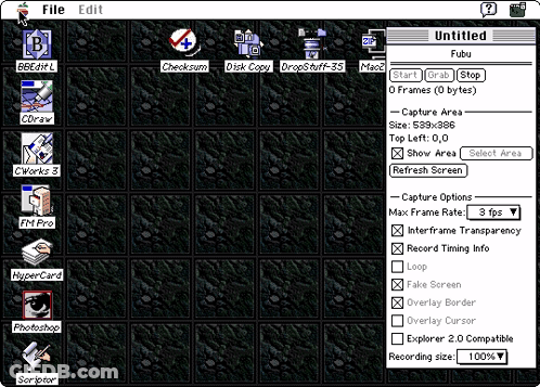 A Screenshot Of A Computer Screen With The Word Untitled At The Top Of The Screen GIF