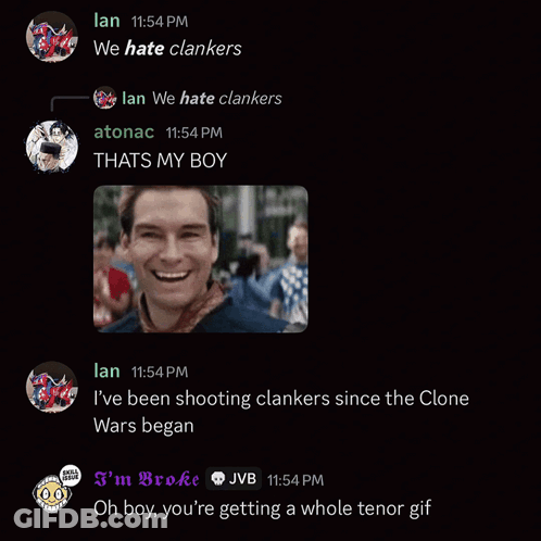 A Screenshot Of A Conversation Between Lan And Atonac GIF