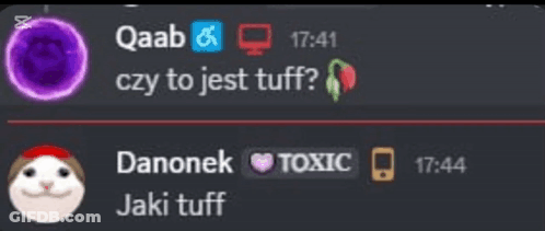 A Screenshot Of A Discord Conversation Between Qaab And Danonek . GIF