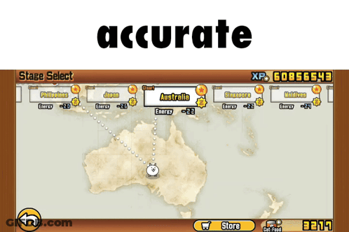 Game Screenshot With Australia Map GIF