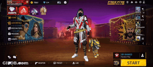 A Screenshot Of A Game Called Free Fire GIF