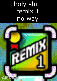 A Screenshot Of A Game Called Remix 1 No Way GIF