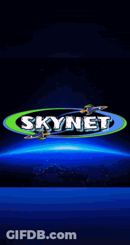 A Screenshot Of A Game Called Skynet With A Purple Background GIF
