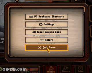 A Screenshot Of A Game That Says ' Pc Keyboard Shortcuts ' At The Top GIF
