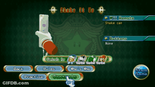 A Screenshot Of A Game That Says Shake It Up On It GIF