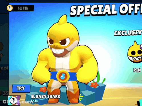 A Screenshot Of A Game That Says Special Offer GIF