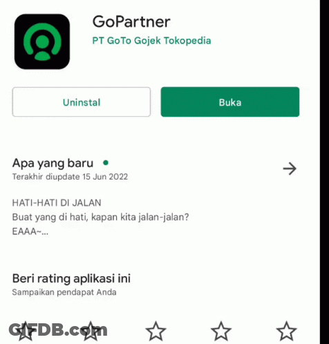 A Screenshot Of A Gopartner App On A Cell Phone GIF
