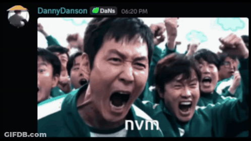 A Screenshot Of A Group Of People With The Name Danny Danson On The Bottom GIF