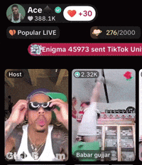 Live Stream Screenshot With Ace Name GIF