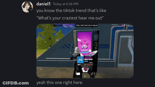 A Screenshot Of A Message From Daniel1 GIF