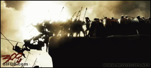 A Screenshot Of A Movie Called 300 With The Website Www.moviegifs.net In The Corner GIF