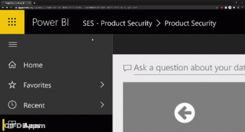 A Screenshot Of A Power Bi Website Shows A Question About Your Data GIF