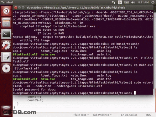 A Screenshot Of A Terminal Window With A Bunch Of Text GIF