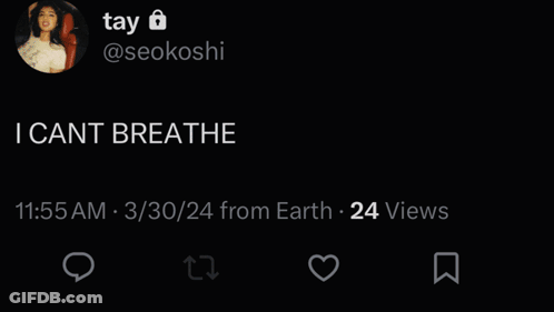 A Screenshot Of A Tweet By Tay @Seokoshi GIF