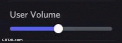 A Screenshot Of A User Volume Bar With A Percentage Of 94 % . GIF