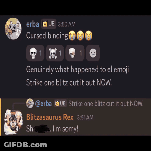 A Screenshot Of A Video Chat With A Circle Of Flames And The Words " It Out Now " At The Bottom GIF
