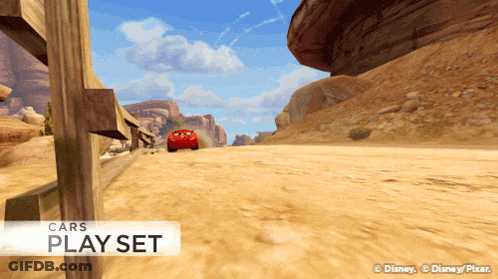 A Screenshot Of A Video Game Called Cars GIF