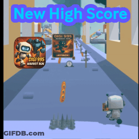 A Screenshot Of A Video Game Called Digi 995 Warbot Run GIF