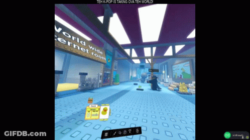 A Screenshot Of A Video Game Called Teh K-Pop Is Taking Ovia Teh World GIF