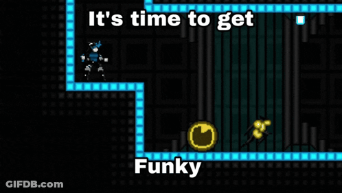 A Screenshot Of A Video Game Says It 'S Time To Get Funky GIF
