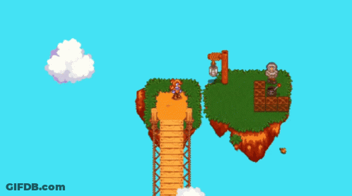 A Screenshot Of A Video Game Shows A Character Talking To Another Character Named Unkyjo GIF