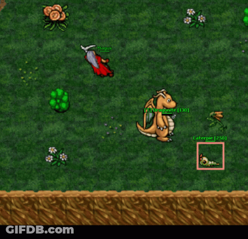 A Screenshot Of A Video Game Shows A Dragon With Dragon Claw On Its Head GIF