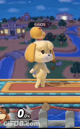 A Screenshot Of A Video Game Shows A Duck Hunt GIF