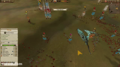 A Screenshot Of A Video Game Shows A Frog Worm Being Killed By A Flying Monster GIF
