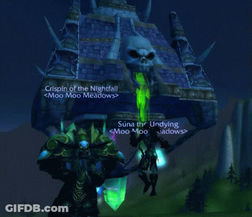 A Screenshot Of A Video Game Shows A Monster Named Suna The Undying GIF