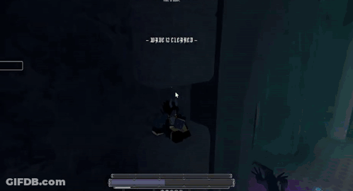 Video Game Screenshot With Head And Purple Item GIF