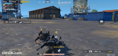 A Screenshot Of A Video Game Shows A Player Laying On The Ground And Another Player Laying On The Ground GIF