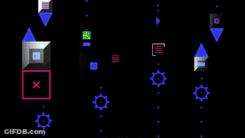 A Screenshot Of A Video Game Shows A Rocket Flying Through The Air GIF