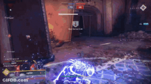 A Screenshot Of A Video Game Shows A Score Of 72 And 98 GIF